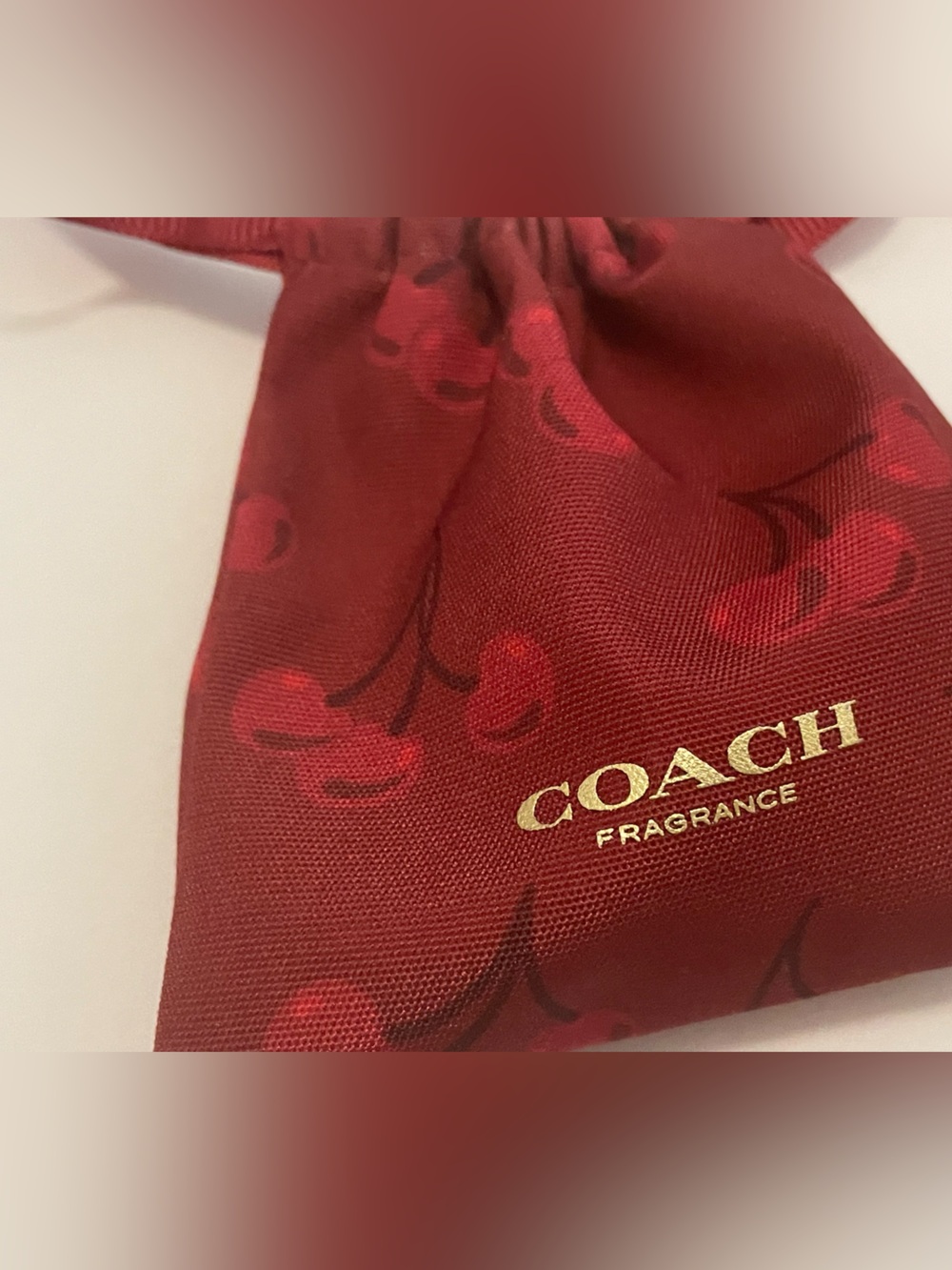 Coach Fragrances Red Glitter Hair Claw Clip & Dusty NEW - Picture 4 of 7